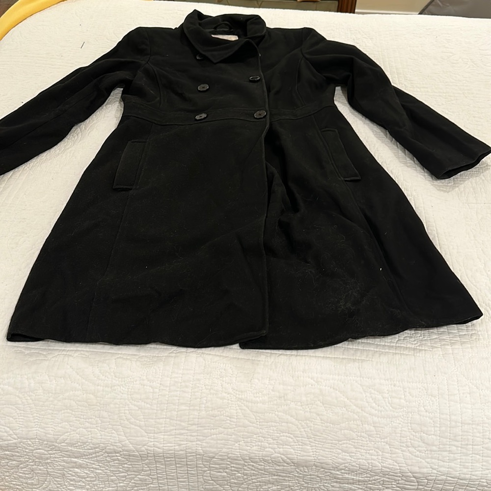 Old Navy wool-blend long dress/ over coat